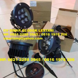 Lampu Taman 7mata 7W 3000K Kaki Tancap atau Plafon
